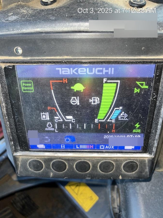 2020 Takeuchi TL12R2-CR Cab/Heat/Air, 111hp, Hydraulic QC