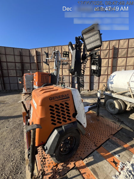 2023 Generac MLT2 Diesel, Flex Switch 120V Input, Powerzone Controller, 
(4) 320W LED Lights, 4kW Generator, 39.9 Gal Fuel Tank, 2" Ball, T3