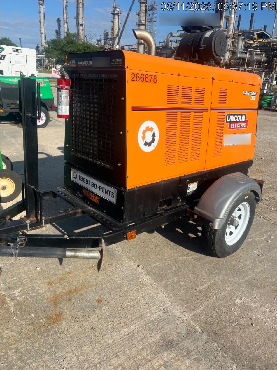 2022 Lincoln Electric Vantage 549X Crosslink Technology, Trailer Mounted, ES Decals, T3