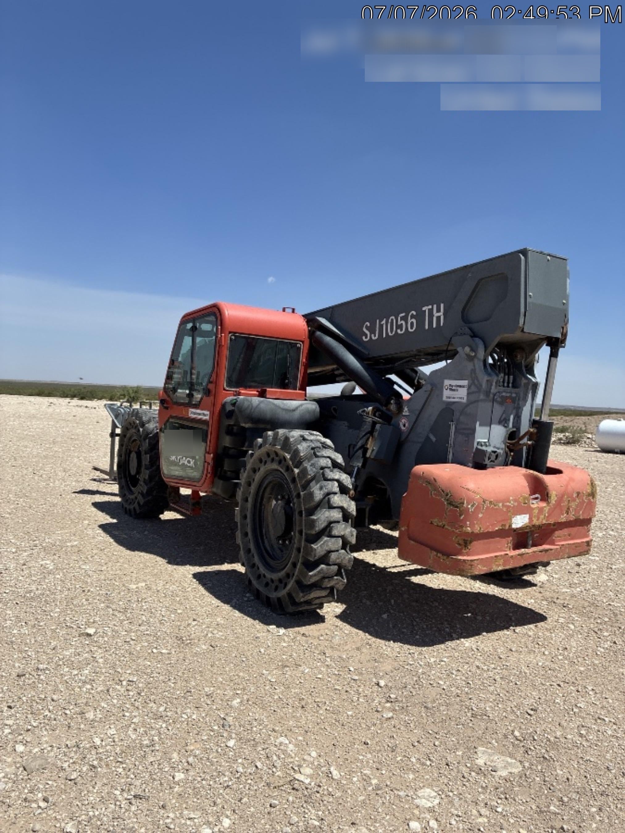 2016 Skyjack SJ1056 TH Skyjack 1056TH Telehandler