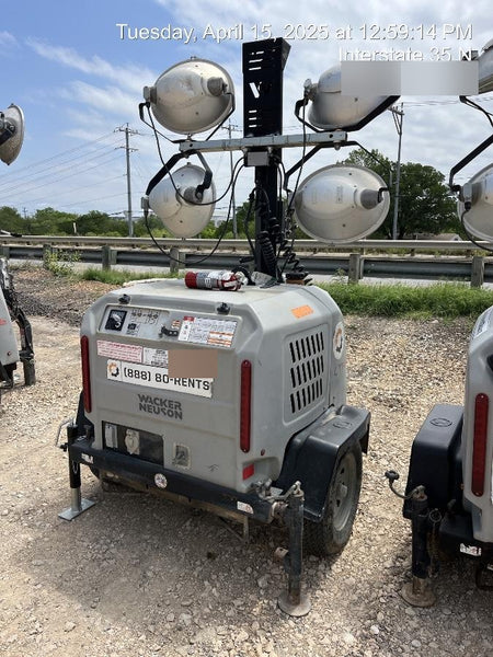 2019 Wacker Neuson LTV6L-MH Wacker Neuson LTV6L Mobile Light Tower w/Fuel Level Sensor Installed