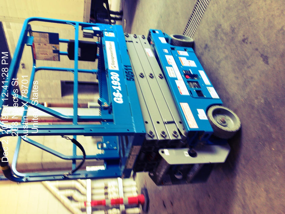 2019 Genie GS-1930 Fixed Rails with Chain Entry