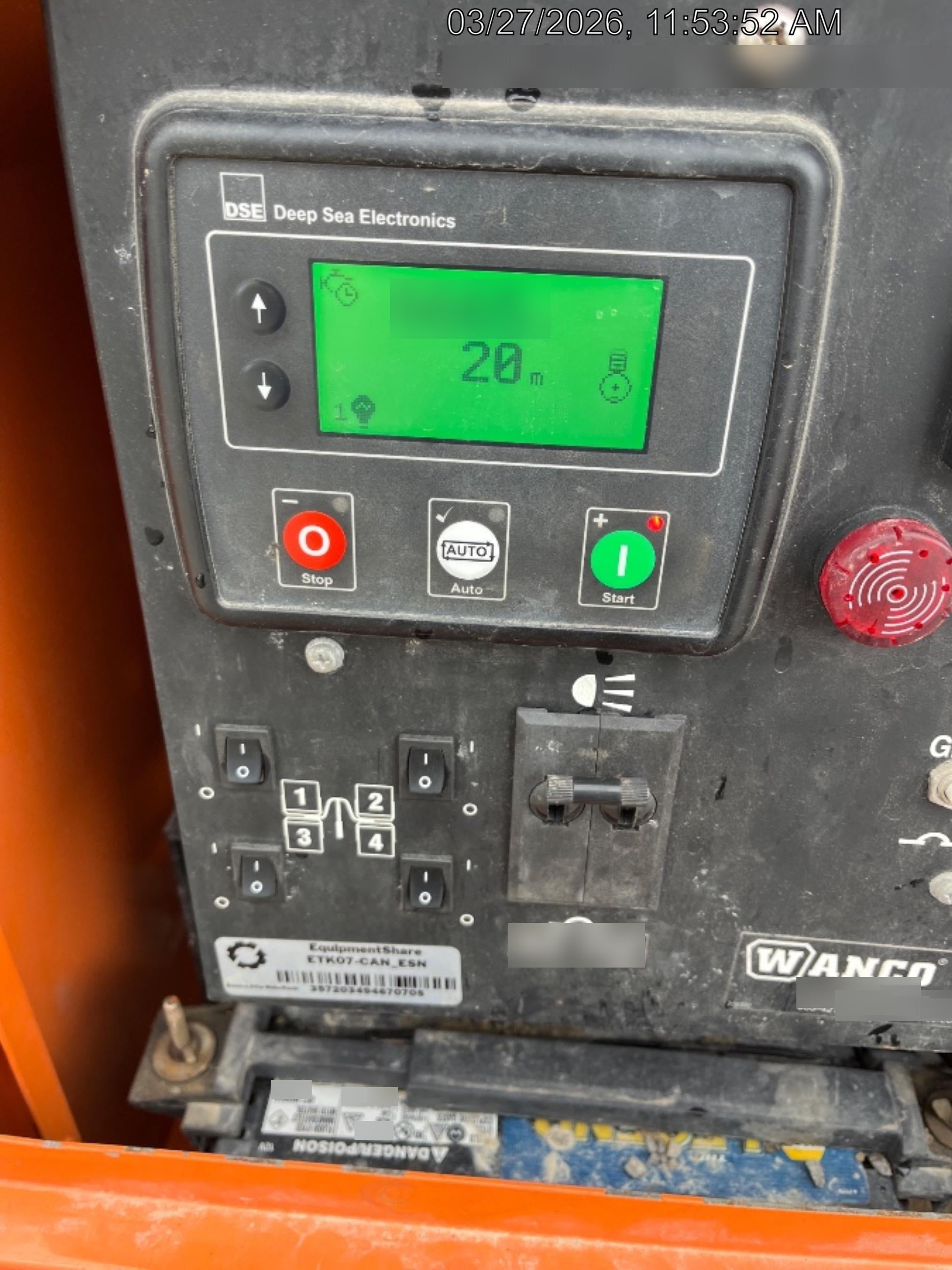 2024 Wanco WLTT-4MM4K Diesel, Deep Sea Controller, Shore Power Plug, Auto Start, (4) 350W LED Floodlights, 4kW Generator, 60 Gal Fuel Tank, 2" Ball, T3
