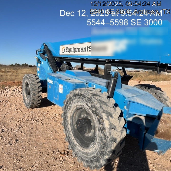 2017 Genie GTH-1056 Solid Tires, 60" carriage, Light Kit, Open ROPS