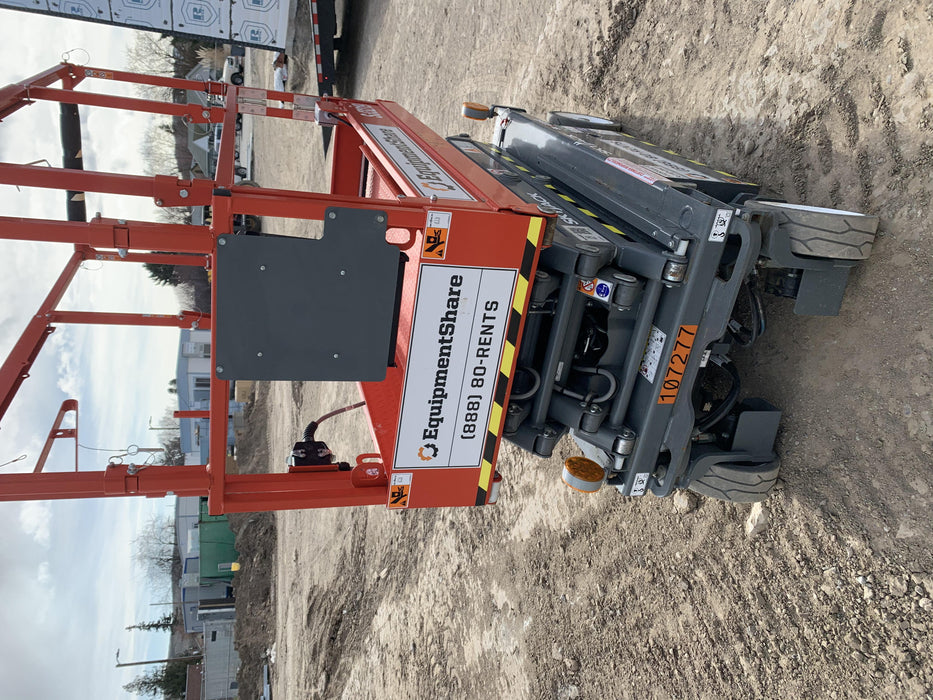 2020 Skyjack SJIII-3219 Solid NM Tires, Half height spring hinged entry gate, Dual Beacons, 800W Inverter