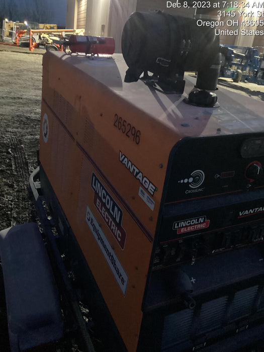2022 Lincoln Electric Vantage 549X Crosslink Technology, Trailer Mounted, ES Decals, T3