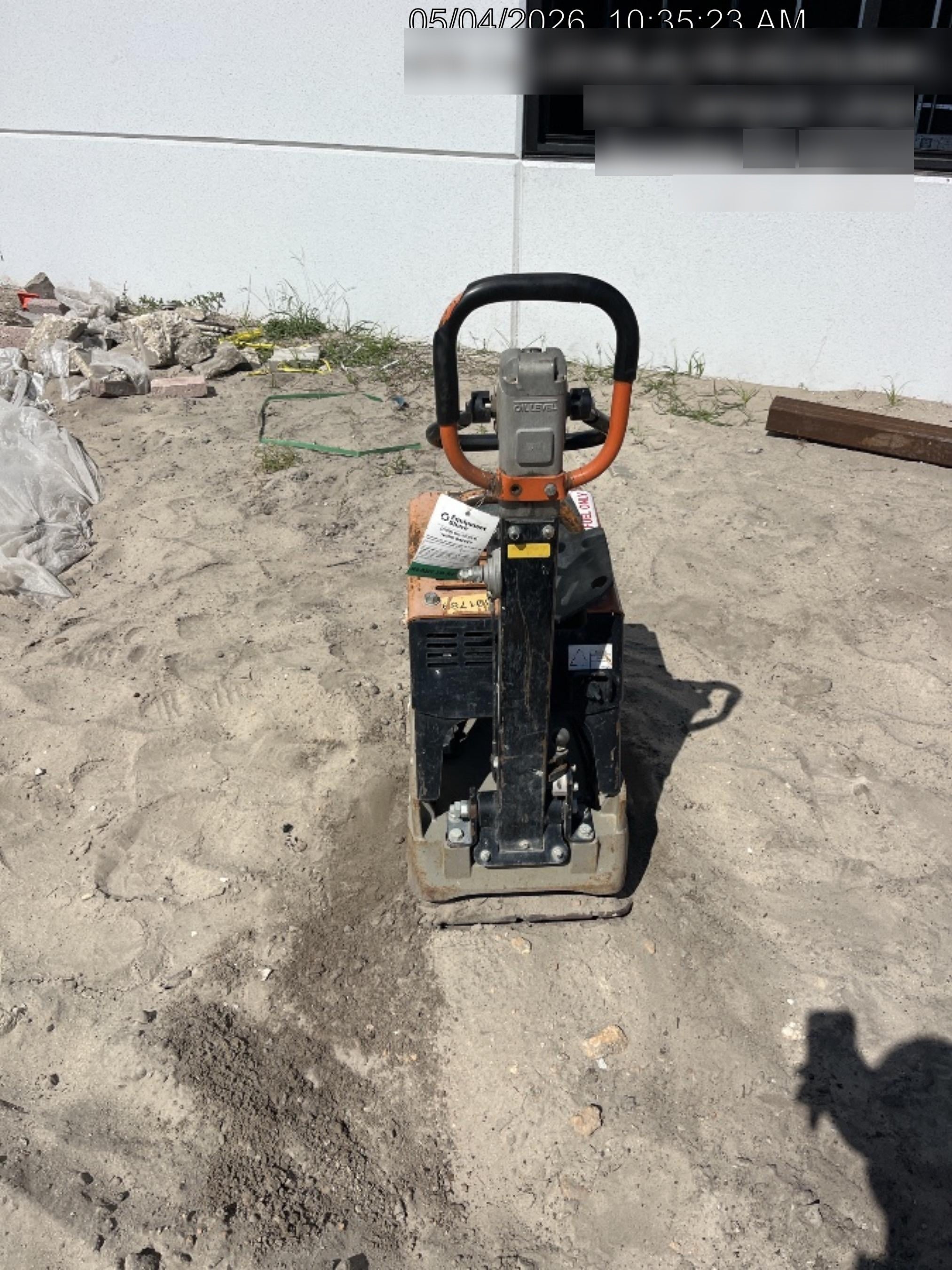 2023 Multiquip MVH158 Honda GX200, 17" Plate, Gas