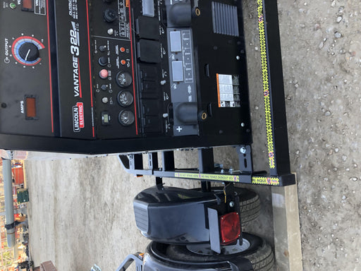 2020 Lincoln Electric Vantage 322 Welder Ready-Pak 3, w/ GPS & Decals (includes trailer, cable rack, fender light kit)