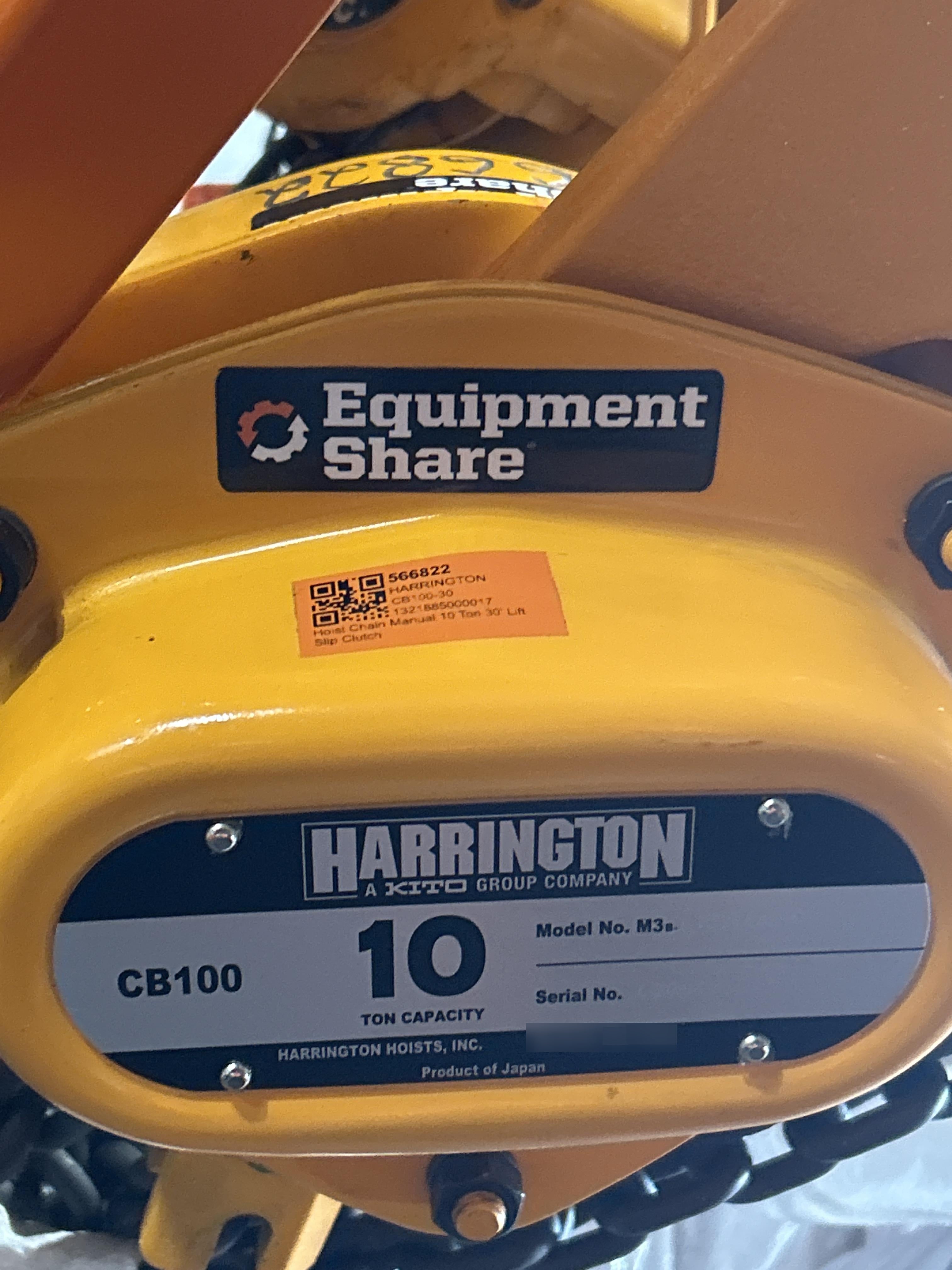 2025 HARRINGTON CB100-20