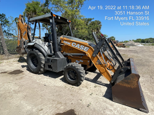 2018 Case 580N EP STANDARD HOE, ROPS, PILOT CONTROLS, AUX HYD