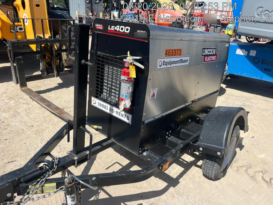 2024 Lincoln Electric LE400 Kubota V1505, Trlr, Cable Rack, Light Kit, ES Decals, T3