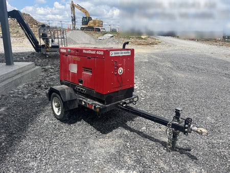 2022 Shindaiwa DGW400MDL Kubota D902 Engine, 23 HP, Dual Op Welder, Wire, Arc, Droop Stick, Tig, and CC Stick Functionality, Simulphase, 3 Phase and 1 Phase Gen Output, Single Axle NB Trlr, Slr Trckl Chrg 12V 12W, Fire Ext