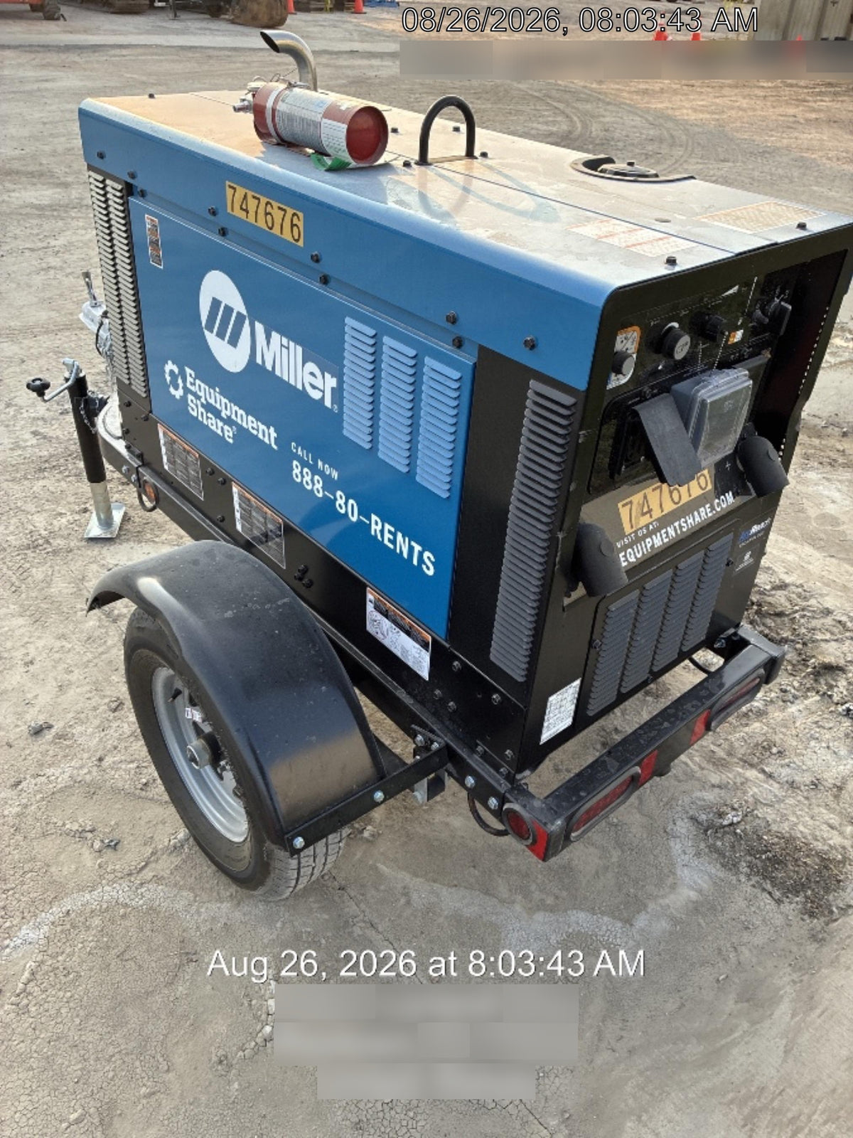 2026 MILLER ELECTRIC BIG BLUE 400
