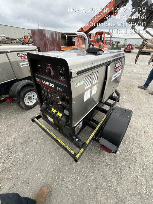 2024 Lincoln Electric LE400 Kubota V1505, Trlr, Cable Rack, Light Kit, ES Decals, T3