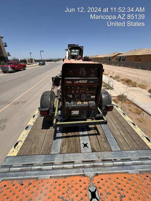 2022 Lincoln Electric LE400 Kubota V1505, Trlr, Cable Rack, Light Kit, ES Decals, T3