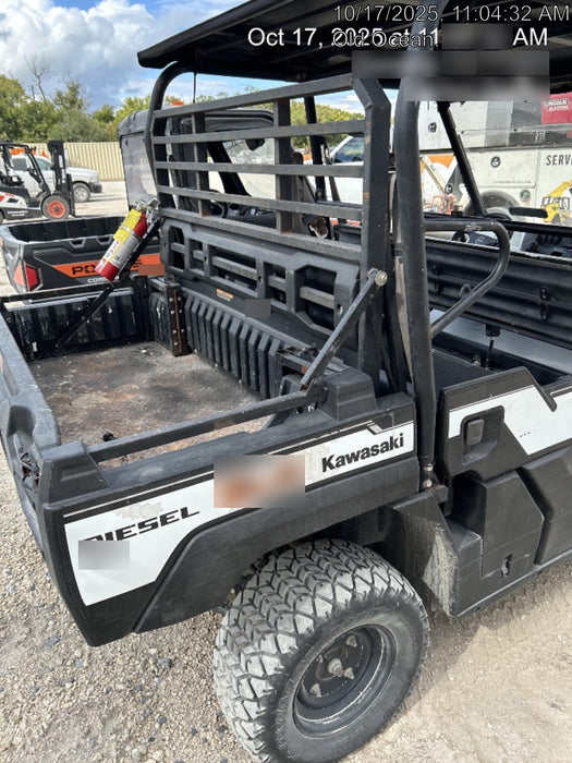 2018 Kawasaki Mule PRO-DXT Kawasaki Mule 4x4 Diesel UTV w/Hard Top, Windshield, Beacon, Backup Alarm, ES Keypad/Hardware Installed