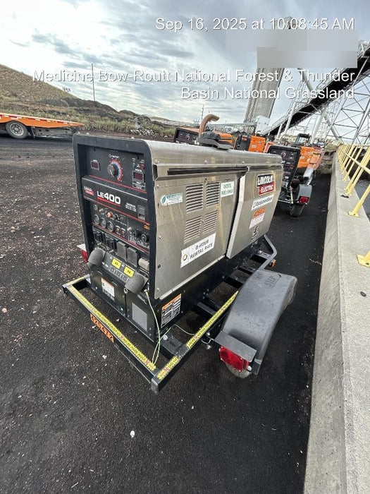 2024 Lincoln Electric LE400 Kubota V1505, Trlr, Cable Rack, Light Kit, ES Decals, T3