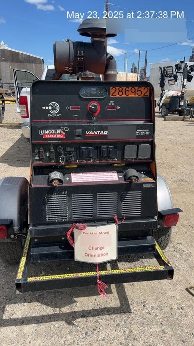 2022 Lincoln Electric Vantage 549X Crosslink Technology, Trailer Mounted, ES Decals, T3