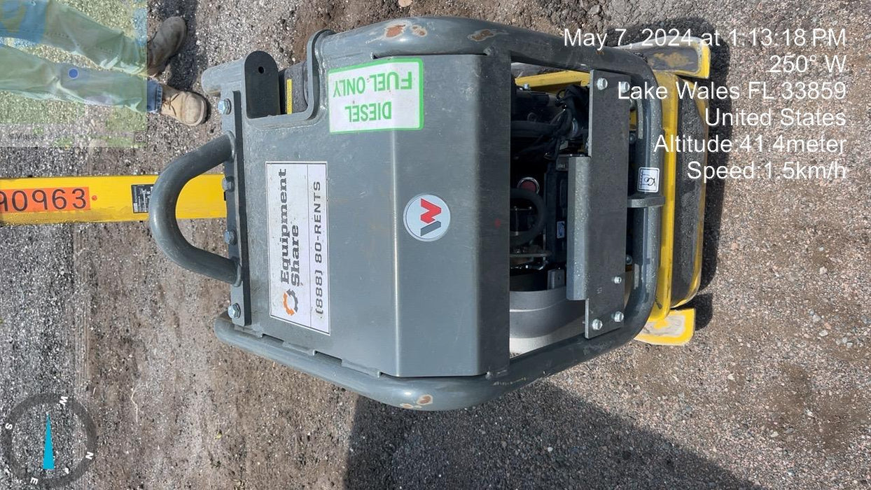 2024 Wacker Neuson DPU5545Heh Vibration Plate DPU 5545Heh US, Diesel,