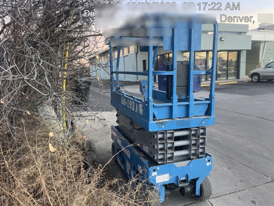 2018 Genie GS-1930 Genie GS-1930 w/Fixed Rail, Chain Entry