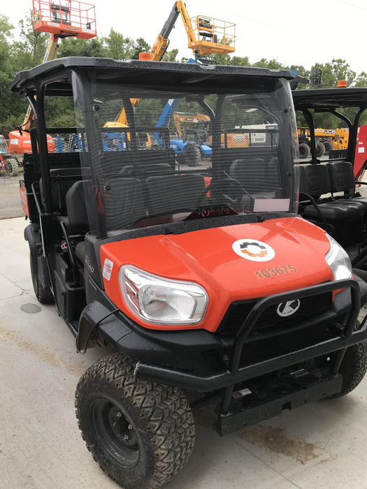 2020 Kubota RTV-X1140W-H 4WD utility cart -LED strobe -Windshield tempered glass -Plastic canopy -Wire harness kit -Backup alarm