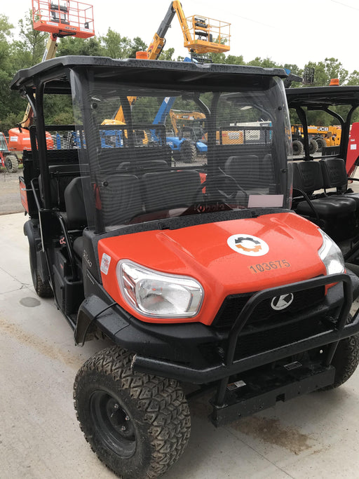 2020 Kubota RTV-X1140W-H 4WD utility cart -LED strobe -Windshield tempered glass -Plastic canopy -Wire harness kit -Backup alarm