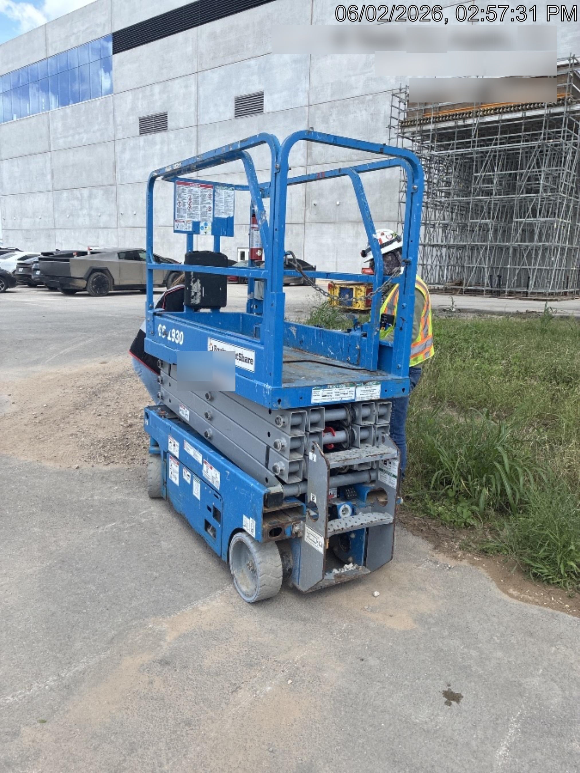 2019 Genie GS-1930 Fixed rails with chain Entry