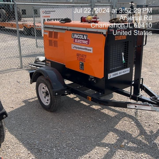 2024 Lincoln Electric LE400 Kubota V1505, Trlr, Cable Rack, Light Kit, ES Decals, T3