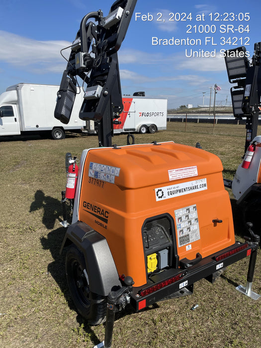 2023 Generac MLT2 Diesel, Flex Switch 120V Input, Powerzone Controller, 
(4) 320W LED Lights, 4kW Generator, 39.9 Gal Fuel Tank, 2" Ball, T3