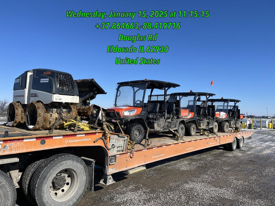 2022 Kubota RTV-X1140W-H Plastic Canopy, Windshield Acrylic Clear, LED Strobe Light, Wire Harness Kit, Back up Alarm