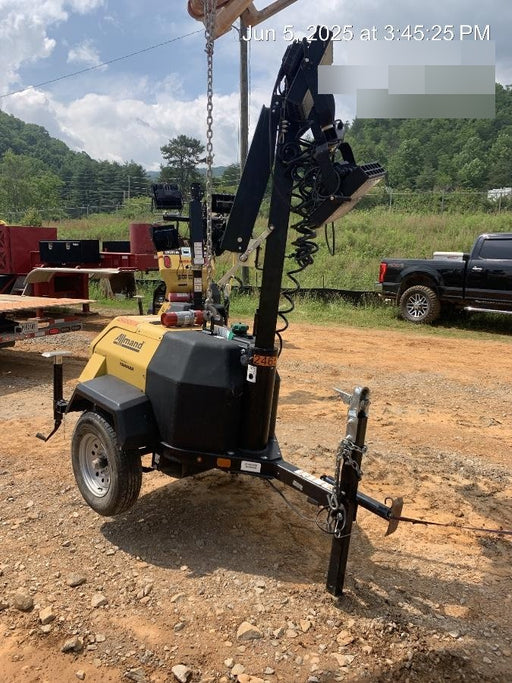 2022 Allmand NLV3GR (4) LED Light Fixture 350W, 23' Vertical Mast, 3kW Prime, Towable