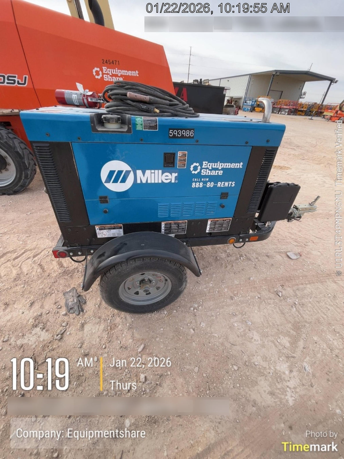 2025 MILLER ELECTRIC BIG BLUE 400