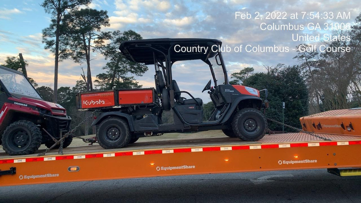 2021 Kubota RTV-X1140W-H Plastic Canopy, Windshield Acrylic Clear, LED Strobe Light, Wire Harness Kit, Back up Alarm