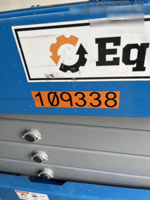 2020 Genie GS-2632 Solid NM Tires, Folding Rails with Half-Height Swing Gate, Beacon