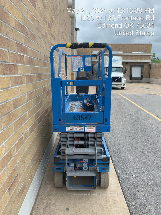 2020 Genie GS-1930 Solid Non Marking Tires, Beacon, Folding rails with half height swing gate