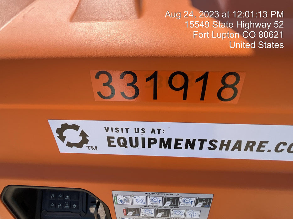 2023 Generac MLT2 Diesel, Flex Switch 120V Input, Powerzone Controller, (4) 320W LED Lights, 4kW Generator, 39.9 Gal Fuel Tank, 2" Ball, T3