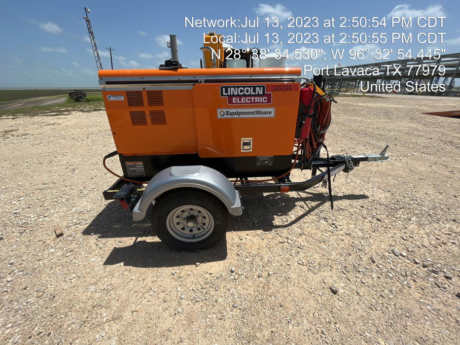 2022 Lincoln Electric LE400 Kubota V1505, Trlr, Cable Rack, Light Kit, ES Decals, T3