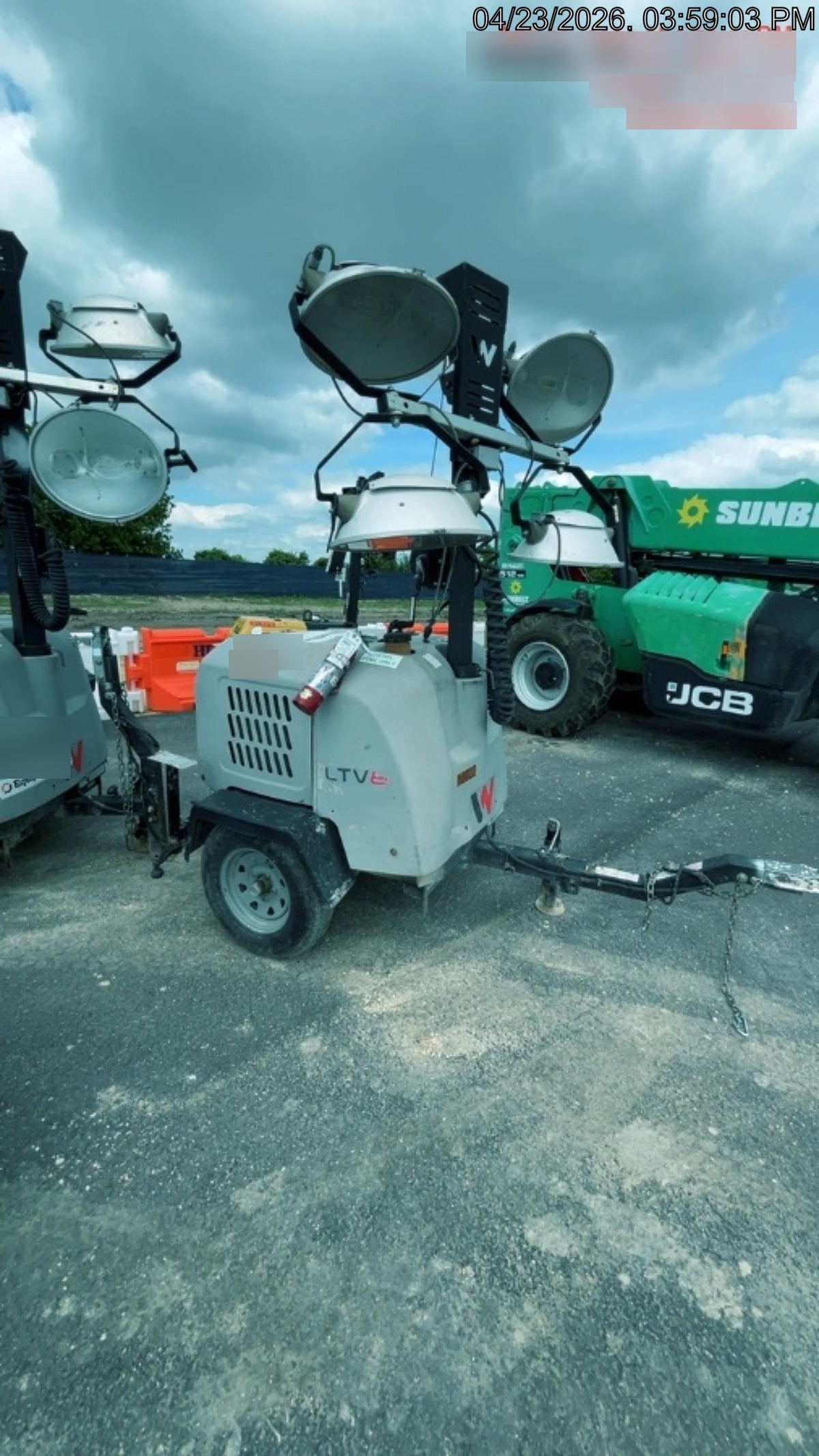 2018 Wacker Neuson LTV6K-MH Wacker Neuson LTV6K Towable Light Tower