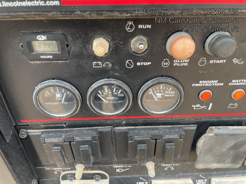 2021 Lincoln Electric Vantage 322 Vantage 322 Ready Pak 3 w/ Telematics & Decals, ORANGE (includes trailer, cable rack, fender light kit)