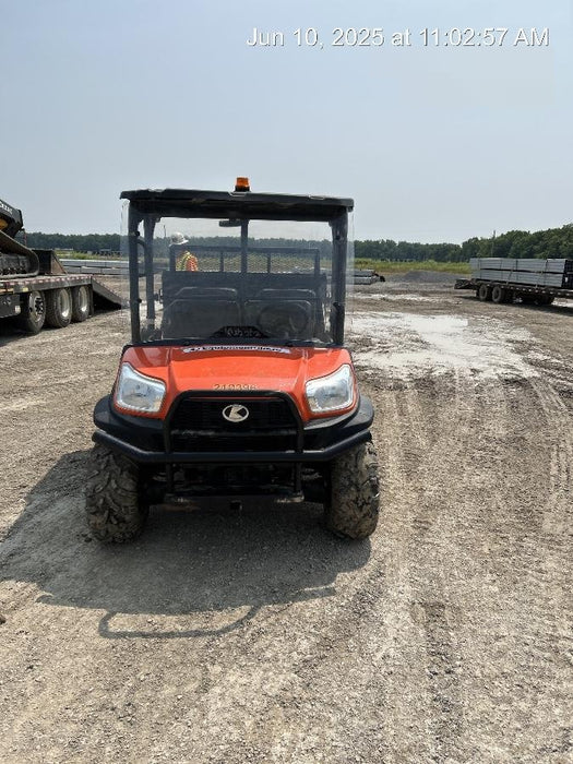 2022 Kubota RTV-X1140W-H Plastic Canopy, Windshield Acrylic Clear, LED Strobe Light, Wire Harness Kit, Back up Alarm