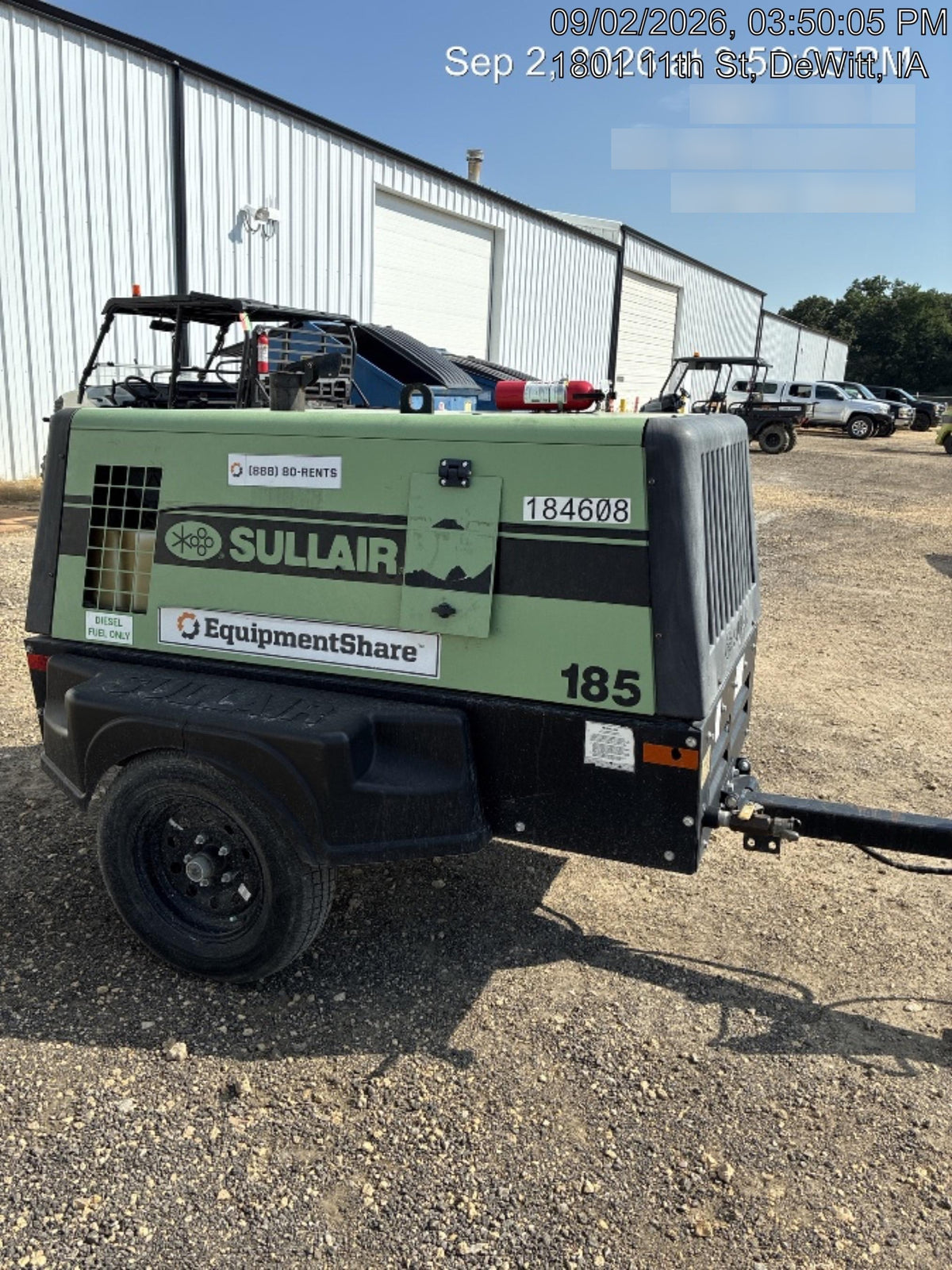 2021 SULLAIR 185D-DPQ KU4F