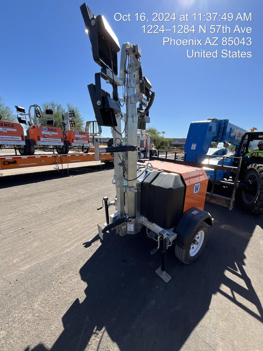 2024 Wanco WLTT-4MM4K Diesel, Deep Sea Controller, Shore Power Plug, Auto Start, (4) 350W LED Floodlights, 4kW Generator, 60 Gal Fuel Tank, 2" Ball, T3