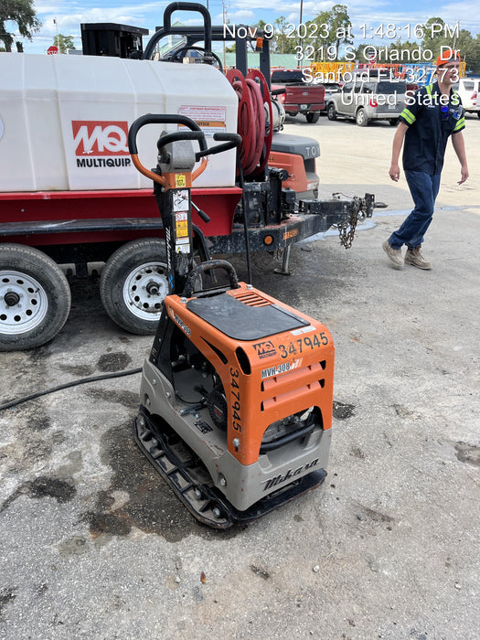 2023 Multiquip MV308GH Honda GX270, 18" Plate, Tachometer