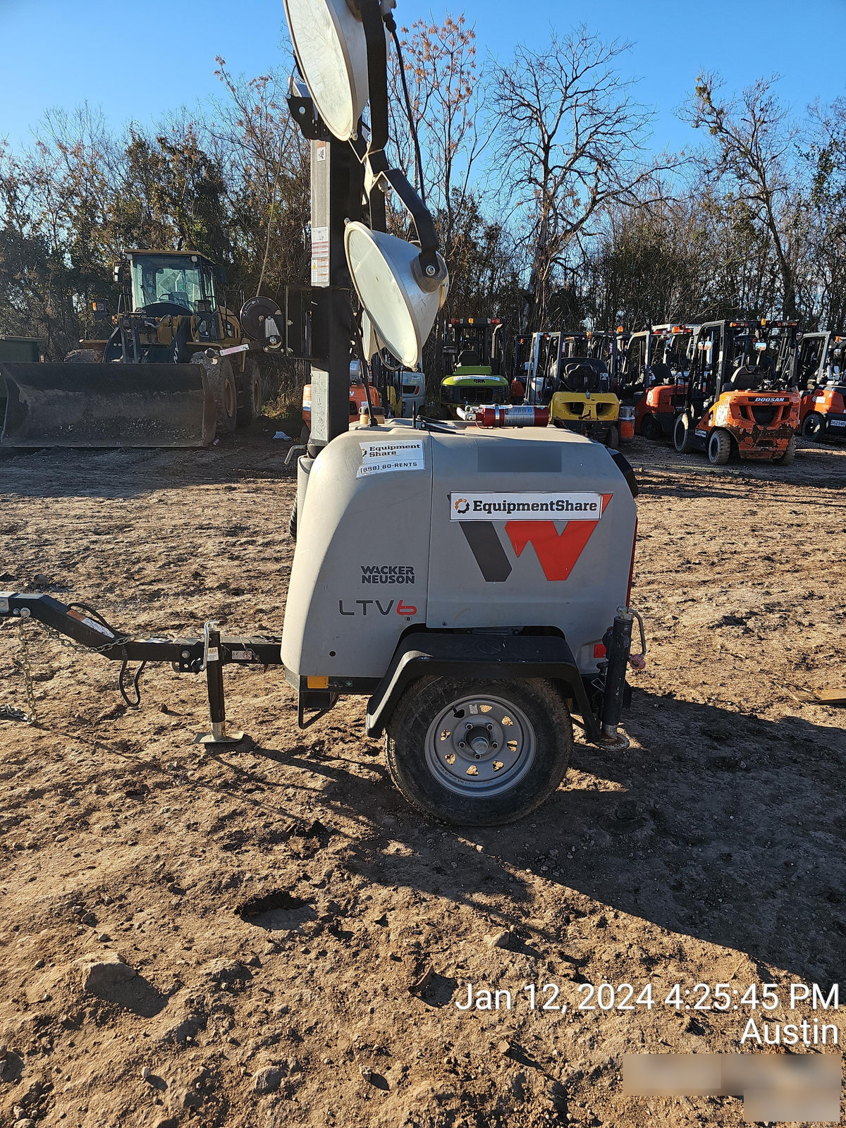 2018 Wacker Neuson LTV6L-MH Wacker Neuson LTV6K Mobile Light Tower