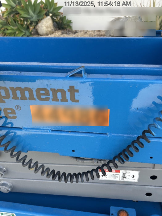 2019 Genie GS-1930 Fixed rails with chain Entry