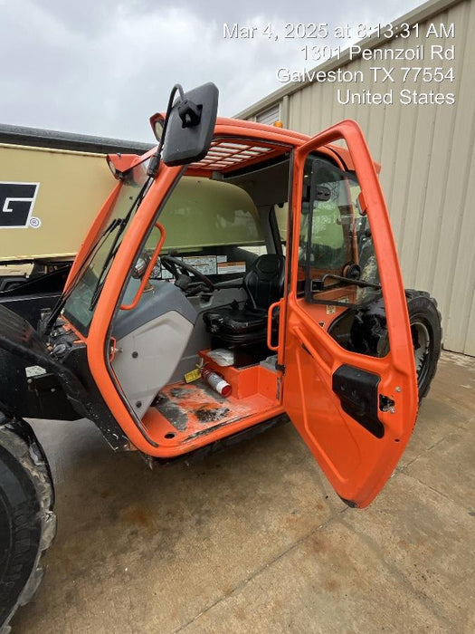 2019 JLG 1255 JLG 1255 T4F w/Full Cab, HVAC, Solid Tires, Work Lights/Beacon, 60" Carriage/Forks