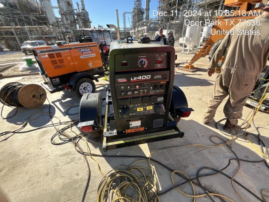 2024 Lincoln Electric LE400 Kubota V1505, Trlr, Cable Rack, Light Kit, ES Decals, T3