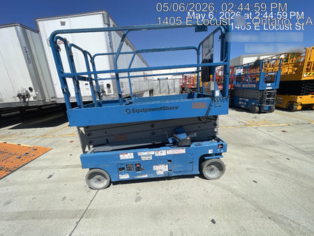 2019 Genie GS-2646 folding rails with full height swing gate