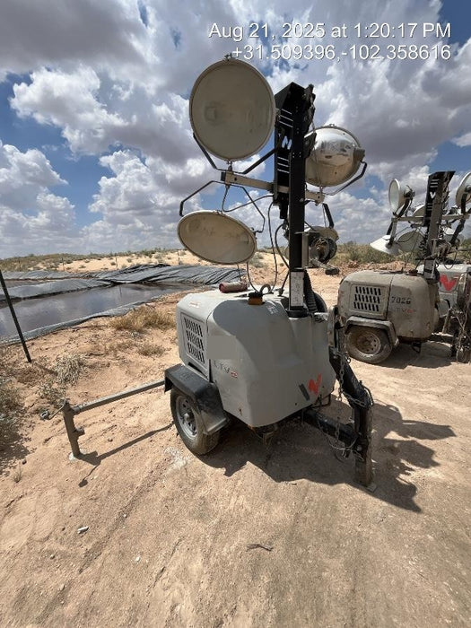 2018 Wacker Neuson LTV6L-MH Wacker Neuson LTV6L Mobile Light Tower w/Fuel Level Sensor Installed