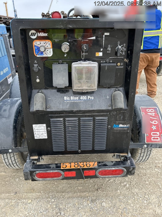 2025 MILLER ELECTRIC BIG BLUE 400